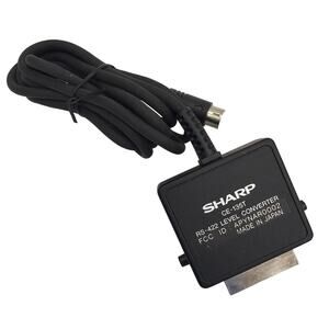 Sharp CE-135T RS-422 Level Converter Cable 15-pin SIO to 8-pin Mini DIN Japan
